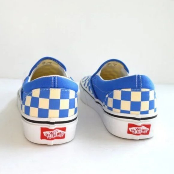 Vans slip on checkerboard blue nebulas sneaker sho - Picture 4 of 4